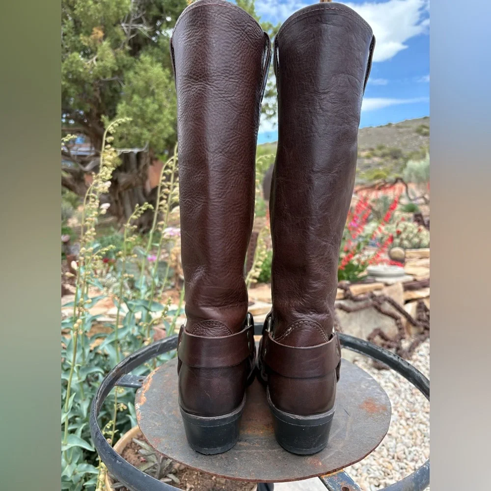 Frye 15R Tall Harness Boots - Picture 4 of 16